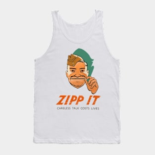 Zip It Tank Top